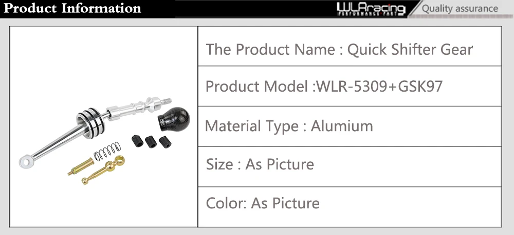 WLR RACING-Quick shift короткий переключатель для RENAULT 5 19 CLIO MEGANE TURBO 16v с ручкой переключения передач WLR5309