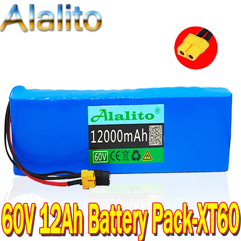 60V 16S2P 12Ah 18650 литий ионный аккумулятор 67 2 V 12000mAh Ebike Электрический велосипед Скутер