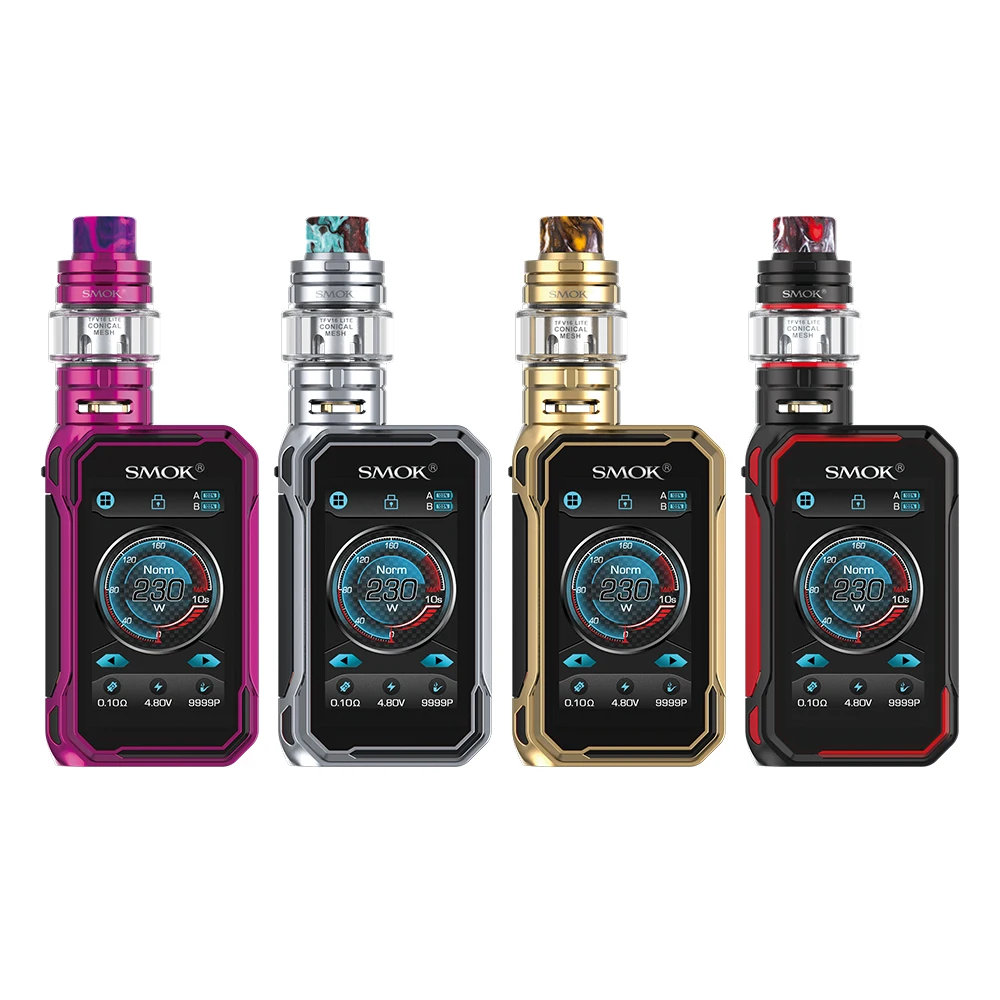 230 Вт SMOK G PRIV 3 комплект G-PRIV 3 Вт/TFV16 Lite бак 5 мл без 18650 батареи и 2,4 дюймовый экран коробка Vape Kit vs Люкс/Gen Kit