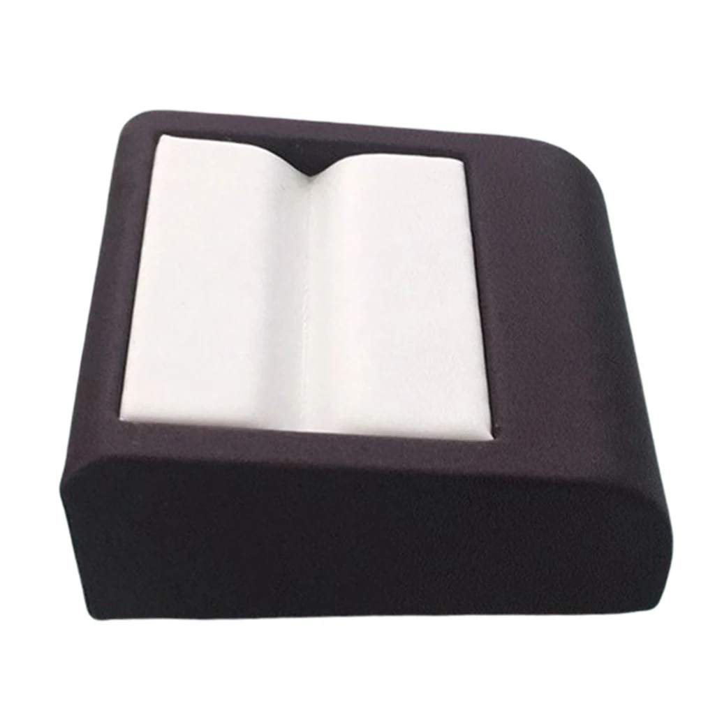 Handmade Wooden Gemstone Ruby Display Box Diamond Crystal Storage Case White