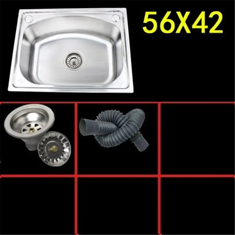 Version W Inoxidable Inox Lavello Gootsteen Evier De Cuisine Zlewozmywak кухня Куба Pia Cozinha Fregadero Lavabo мойка для овощей - Цвет: Version W