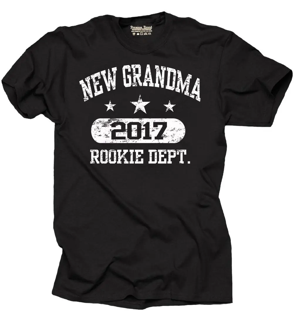 Футболка с надписью Grandma новинка 2017 подарок для мамы Мужская футболка летняя