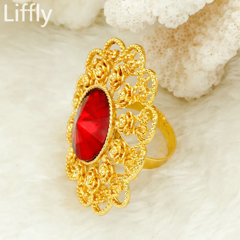 Роскошные свадебные ювелирные наборы Liffly Дубай для женщин ожерелье и серьги с