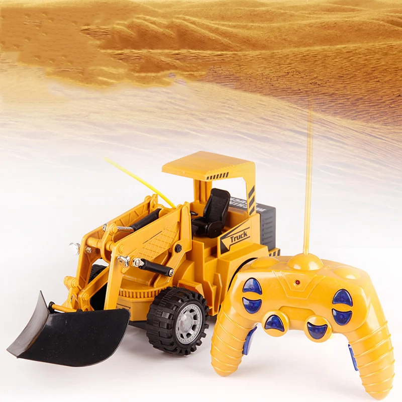 

Wireless Remote Control Engineering Vehicle Open Road Car 5 Channel Simulation Engineering Car Model Children's Educational Gift
