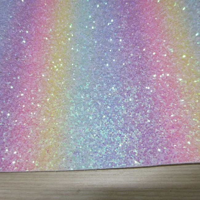 0025 Лист А4 " X 11,8" Радужная плотная блестящая ткань, кожаная ткань для луков, рукоделие, шитье, сделай сам, 1 шт., F0025 - Цвет: 0025