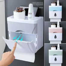 21,5x11,9x13,3 см водонепроницаемый тканевый ящик для ванной комнаты пластиковый держатель для туалетной бумаги настенный ящик для хранения салфеток диспенсер Органайзер