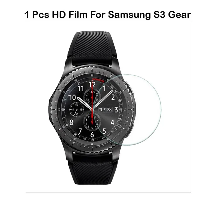 1 pc HD Film 22 мм силиконовые ремешки для часов xiaomi huami Amazfit Stratos умные ремешки для samsung S3 Galaxy watch 46 мм Замена - Цвет: 1 pc HD Film