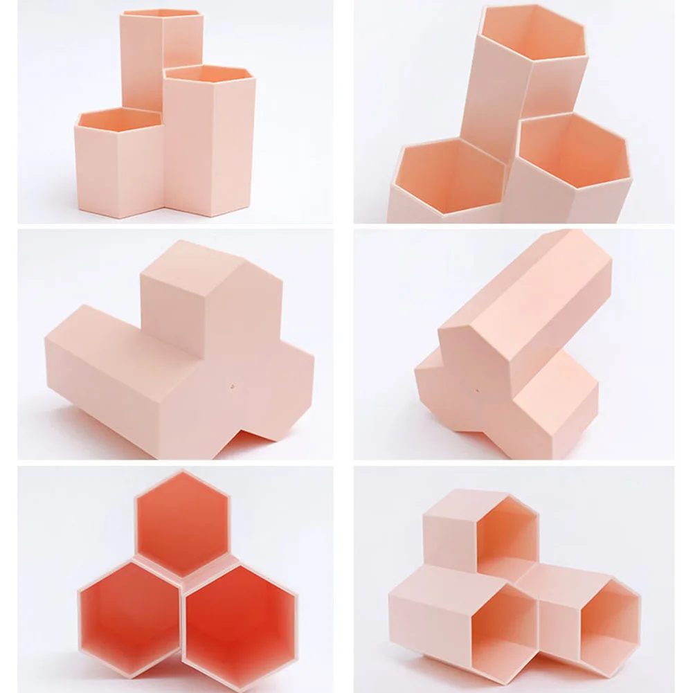 Шестигранный Настольный органайзер из АБС пластика|Подставки для ручек| |