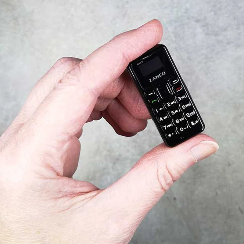 Мини-телефон Zanco T1 5 шт. 2G Самый маленький в мире телефон Zanco Tiny T1(подарок при каждой покупке) Купи 5, получи 1 бесплатно