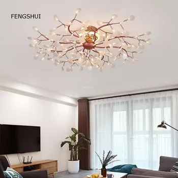 

Postmodern Led Firefly Art Ceiling Lights Lighting Nordic Living Dining Room Ceiling Lamp Cafe Loft Bedroom Bar Light Luminaries