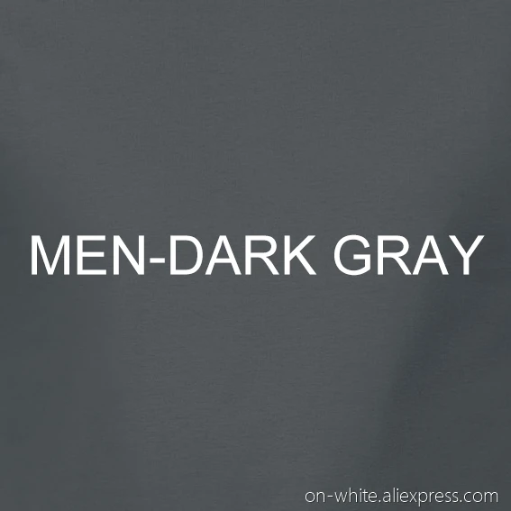 Футболка для горнодобывающих кранов - Цвет: Men-Dark Gray