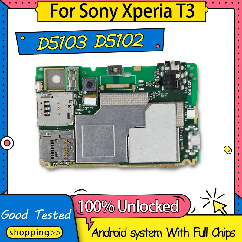 Материнская плата для Sony Xperia T3 D5103 D5102 хорошо работает с материнской платой