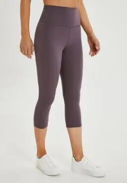 New Sports Pants High Waist Leggings Gym Spandex Running Tights Women Sports Leggings - Color: Roland Gray