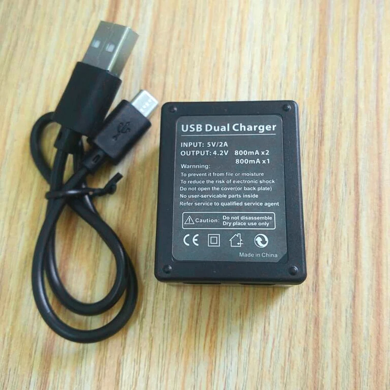 AHDBT 301 Зарядное устройство USB двойное зарядное чехол для батареи Hero 3 AHDBT302