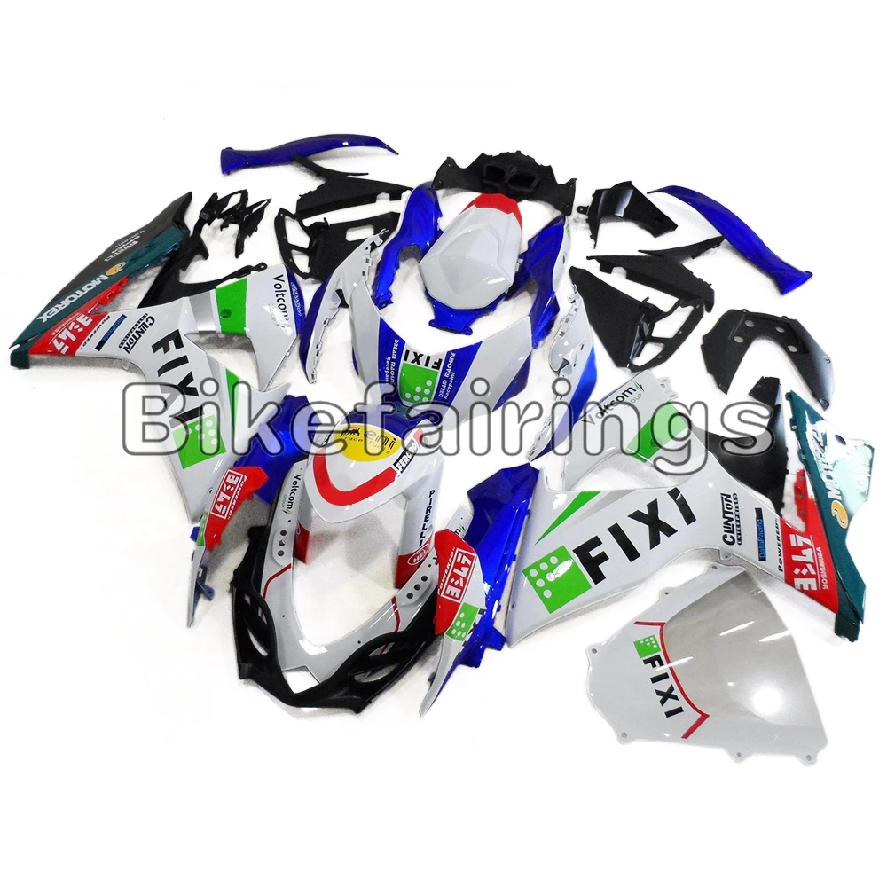 FIXI Blue White рамы кузова для Suzuki GSXR1000 K9 2009 2010 2011 2012 2013 2014 15 16 ABS инъекция GSXR 1000 кузов |