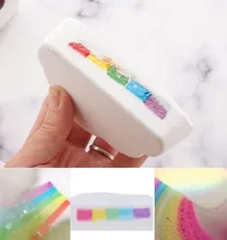 

Clouds Rainbow Bath Salt Skin Care Bath Salt Exfoliating Bubble Bombs Ball
