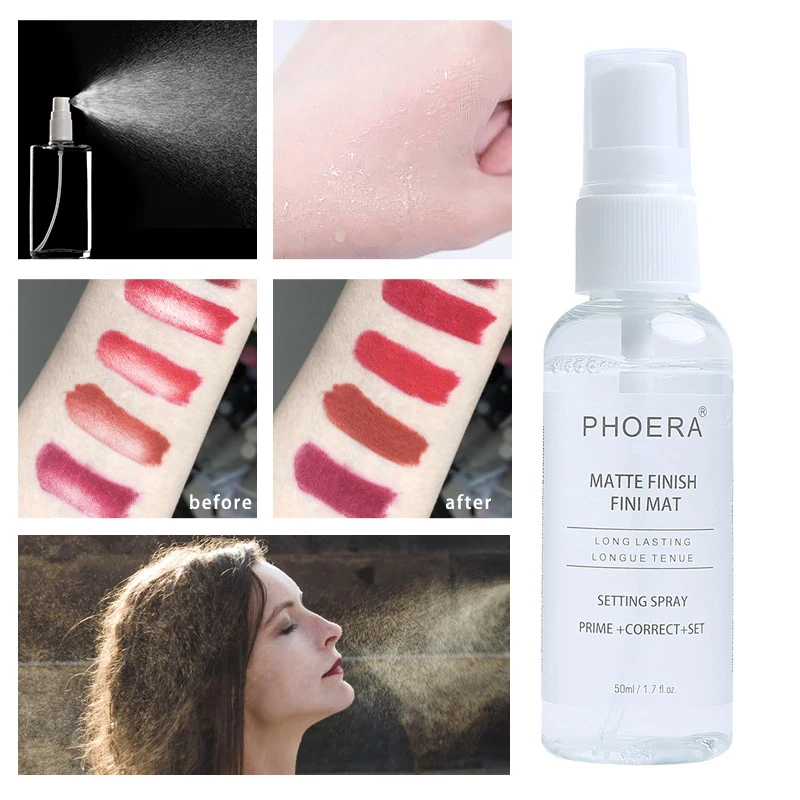 50 мл Prime Matte Bottle Setting Spray контроль над маслом натуральный стойкий макияж увлажняющий фиксирующий спрей для основы косметики