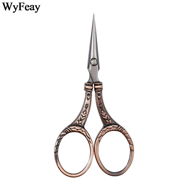 Small Vintage Antique Retro Sewing Scissors for Cutting Embroidery Sewing Cross Stitch Stainless Steel Tailor Supplies Needlework Tools sewing scissors,craft scissors