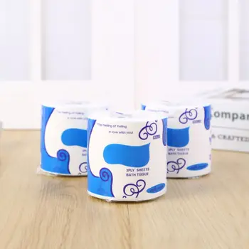 

10x10cm Three Layer Toilet Tissue Home Bath Toilet Roll Paper Soft Toilet Paper
