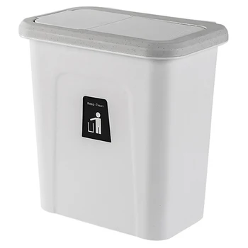 

Kitchen Push Cover Trash Can Hanging Fruit And Vegetable Skin Kitchen Garbage Storage Bucket Simple Storage Box