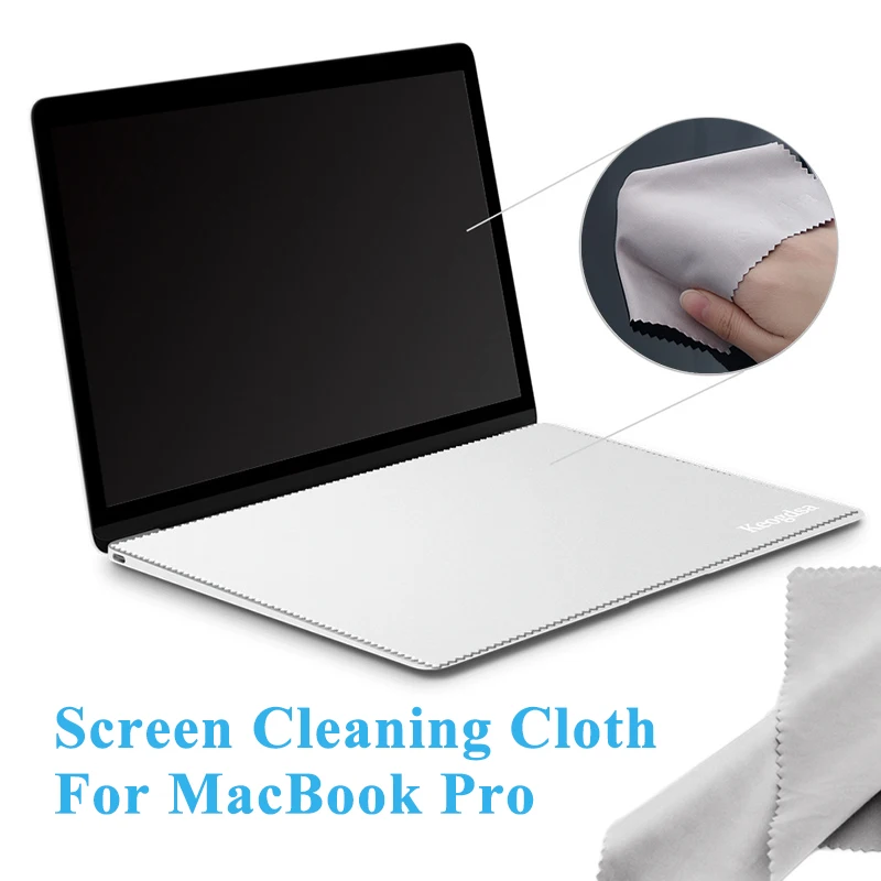 

Microfiber Dustproof Protective Film Notebook Keyboard Blanket Cover Laptop Screen Cleaning Cloth for MacBook Pro 13/15/16 Inch