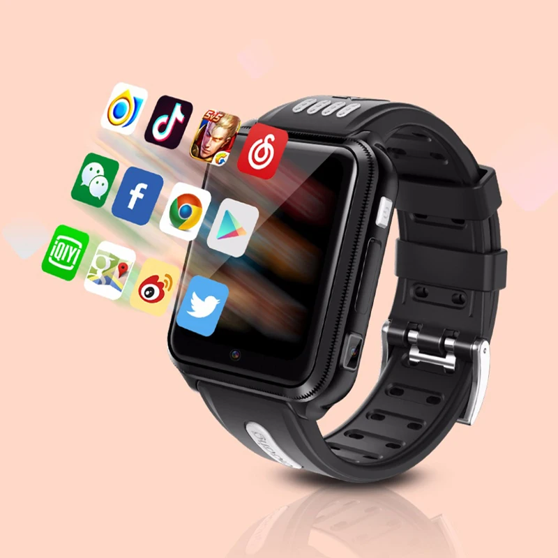  Smart watch 4G Children's Android phone kids SmartWatch with Sim Card and TF card Dual camera wifi 