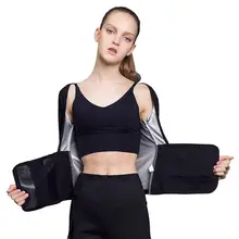 Спортивный фитнес женский тренажер Топы тренировочный горячий бандаж для похудения рубашка короткий рукав корректирующая одежда для похудения