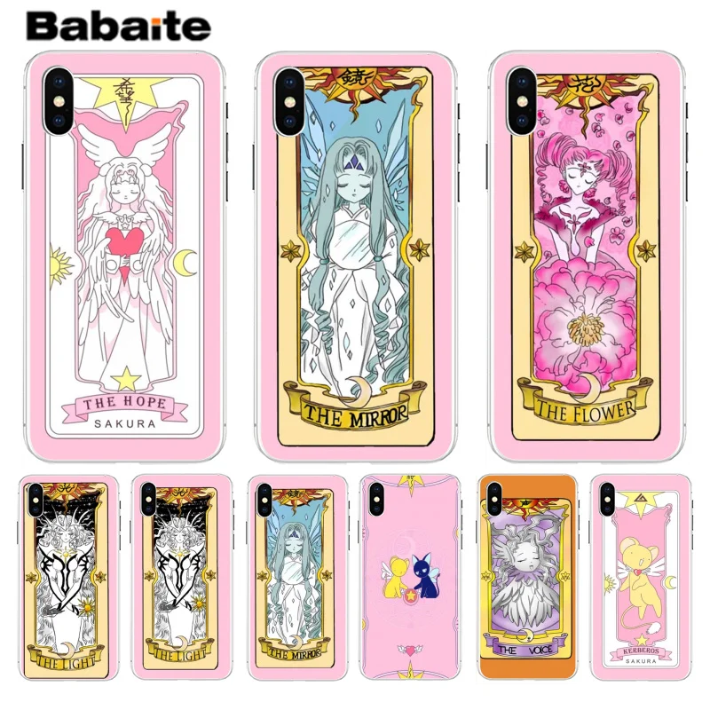 

Babaite Card Captor Sakura Luxury High-end phone Accessories case for Apple iPhone 8 7 6 6S Plus X XS max 5 5S SE XR Cover