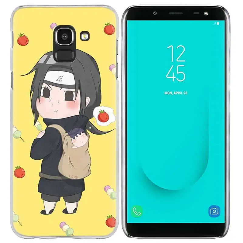 08 Naruto Uchiha Clan Case Cover for Samsung Galaxy A50 A80 A70 A60 A40 A30 A20 A20e A10 A9 A7 A6 Plus Note 8 9 10 Pro - Цвет: 08