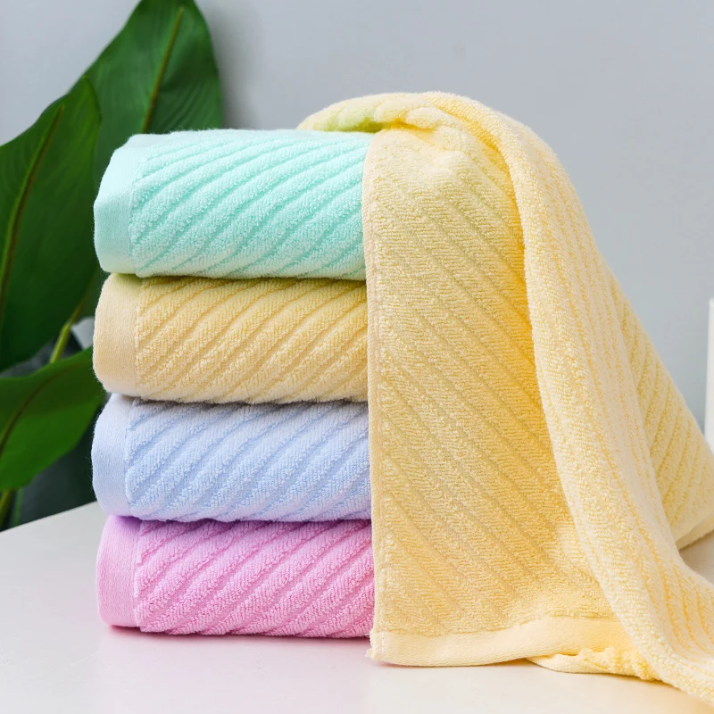 

New 2020 4PC 100% Cotton Hand Towels for Adults Stripe Hand Towel Face Care Magic Bathroom Sport Waffle Towel 33x72cm