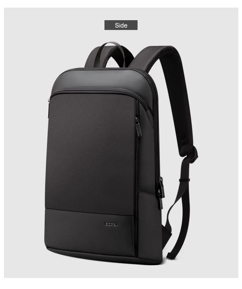 Laptop Backpack Men 15.6 inch Office Work Men Backpack Business Bag Unisex Black Ultralight Backpack Thin Back Pack