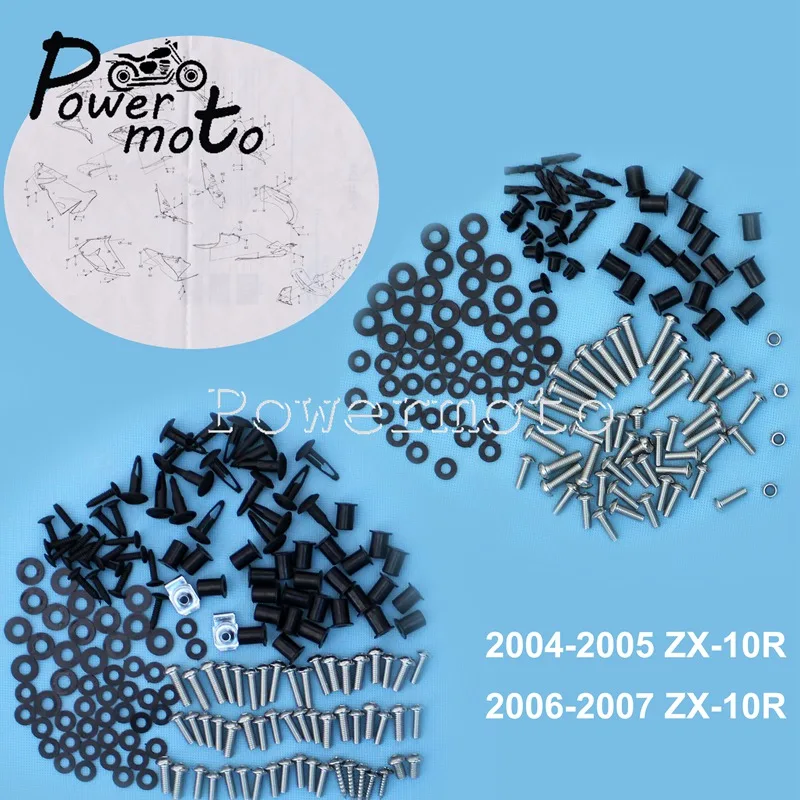 2004 2005 2006 2007 Полный Комплект болтов для крепления обтекателя панели лобового