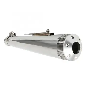 

Motorcycle Rear Exhaust Pipe Stainless Steel Tail Muffler Tip motorcycle exhaust Universal