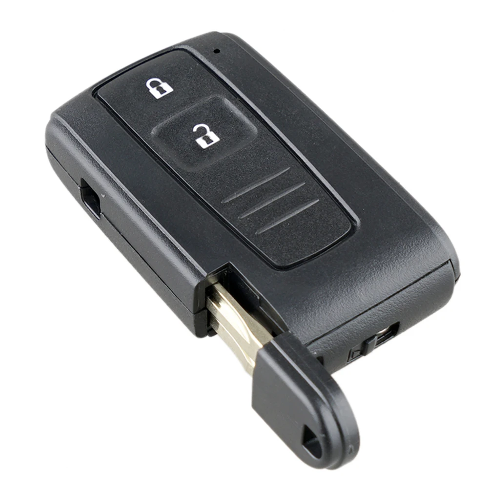 2 кнопки дистанционного ключа автомобиля в виде ракушки чехол с/без необработанное лезвие для Toyota Prius 2004 2005 2006 2007 2008 2009 Corolla Camry Verso