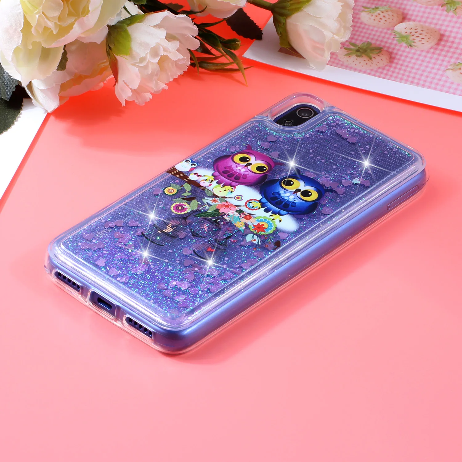 Чехол с сияющими блестками для Xiaomi Redmi 7A Redmi7A мягкий чехол из ТПУ xaomi Redmi 7A A7 светлый блестящий чехол Xiomi Redmi 7A защитный чехол Funda