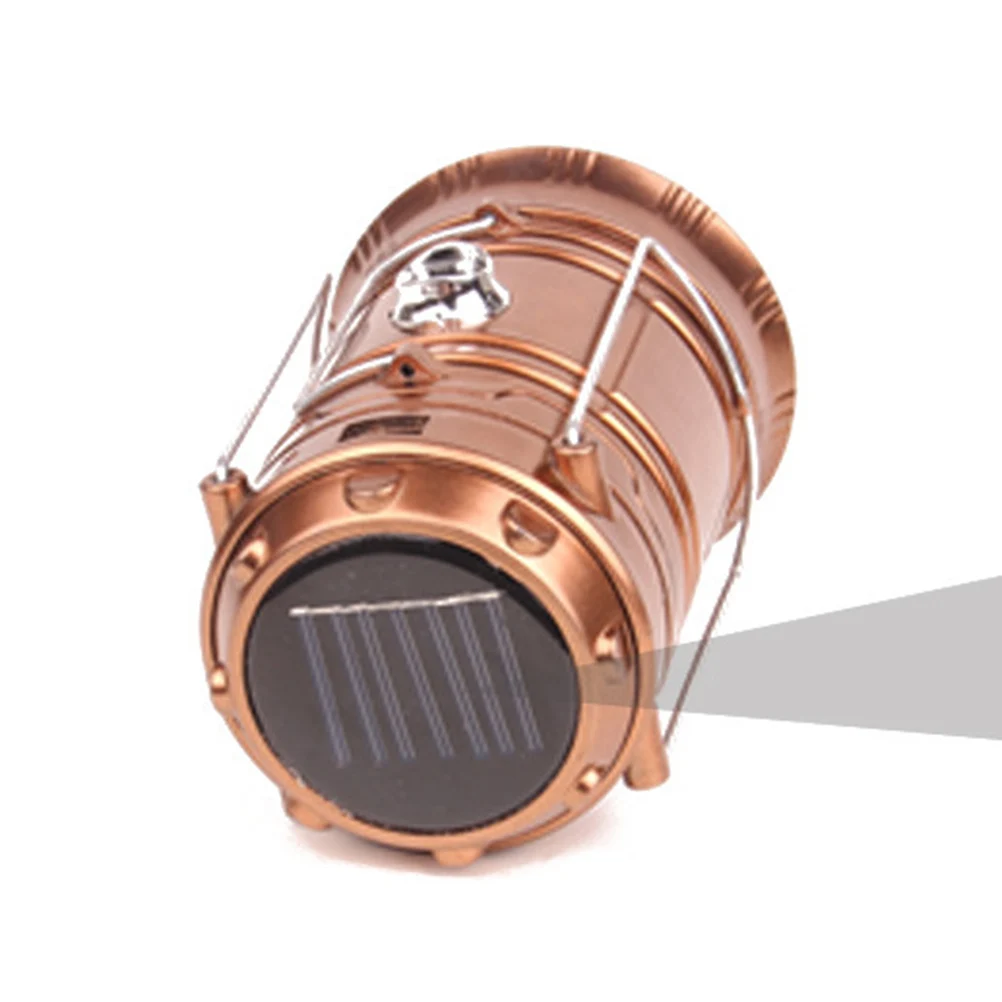 3 PCS Camping Lanterns Solar Powered LED Portable Practical Tent Light Emergency Lamp for Fishing Camping Hiking