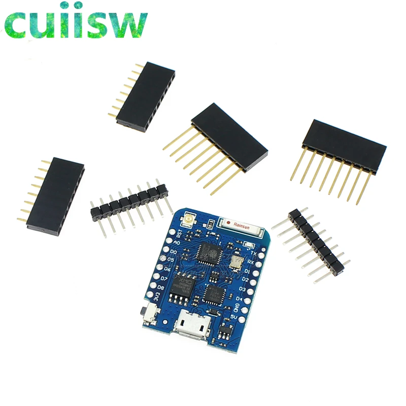 Плата для разработки Wemos D1 Mini V3.0.0 WIFI ESP8266 CH340 CH340G Arduino Nodemcu V2 MicroPython | Электронные