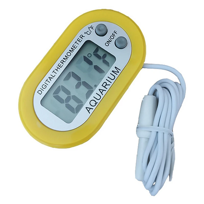 New Creative Aquarium Thermometer With Fuselage Fixed Sucker Can Be Converted To Fahrenheit And Celsius With Switch