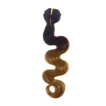

Hair Bundles Synthetic Fake Hair Body Wave Weft Unprocessed Hair Extensions (T4/27-16)