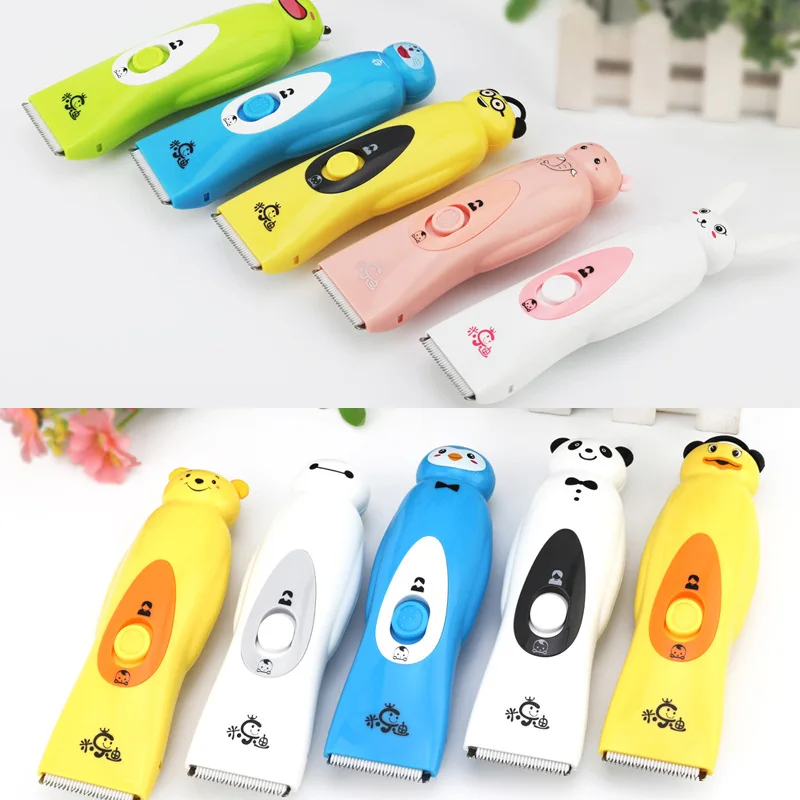 Полностью моющийся Мультфильм USB Перезаряжаемые машинка для стрижки волос Принадлежности матери и ребенка младенческой электрическая машинка для стрижки волос и детей из шерсти животного Sci
