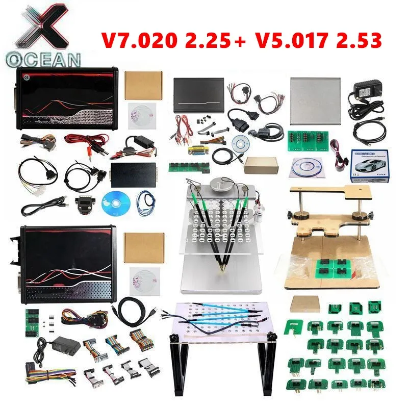 Инструмент для настройки микросхем ЭБУ Online красный ЕС 2 53 V5.017 Unlimited 25 V7.020 FGTECH Galletto