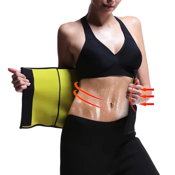

New Neoprene Sweaty Slimming Shape Belt Sauna Effect Corset Waist Trainer Plus Size Female Body Shapers Belly Stomach Shap