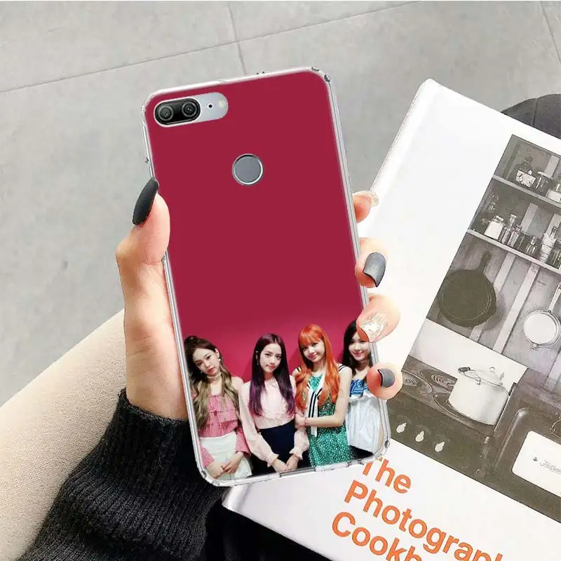 BlackPink черный, розовый Kpop чехол для huawei Honor 9 10 20 Lite рro 9X 8X 8A 8C фотоаппаратов моментальной печати 7S 7A 7C Y5 Y6 Y7 Y9 мягкий чехол для мобильного телефона чехол Coque - Цвет: TR036-2