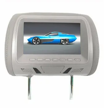 

7 inches Car High Definition 1080P Headrest Screen Mp5 Display Support Usb/Security Digital Playback Support Fm Transmission
