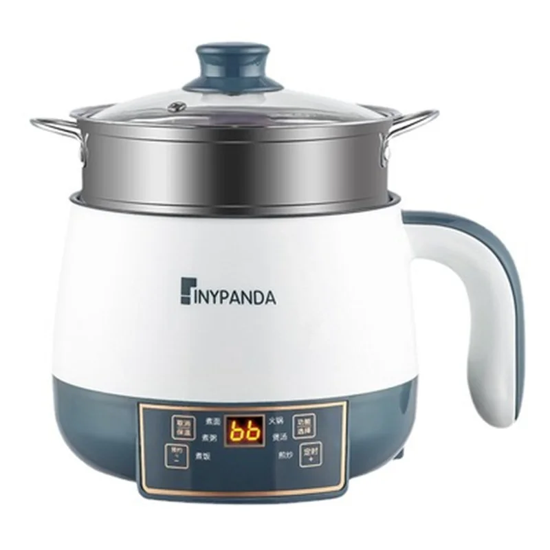 Multicooker Electric Cooker 1.7L Small Rice 1-2 People Household Non-stick Hot Pot Steamer Cooking Appliances | Бытовая техника