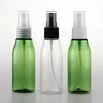 

60ml X 50 round clear spray plastic bottles, toilet water fine mist PET bottles container with pump cosmetic container bottles