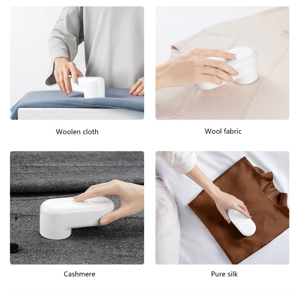 Xiaomi Машинка для удаления катышков портативный USB быстрая зарядка Подходит для различных тканей 90 минут автономной работы
