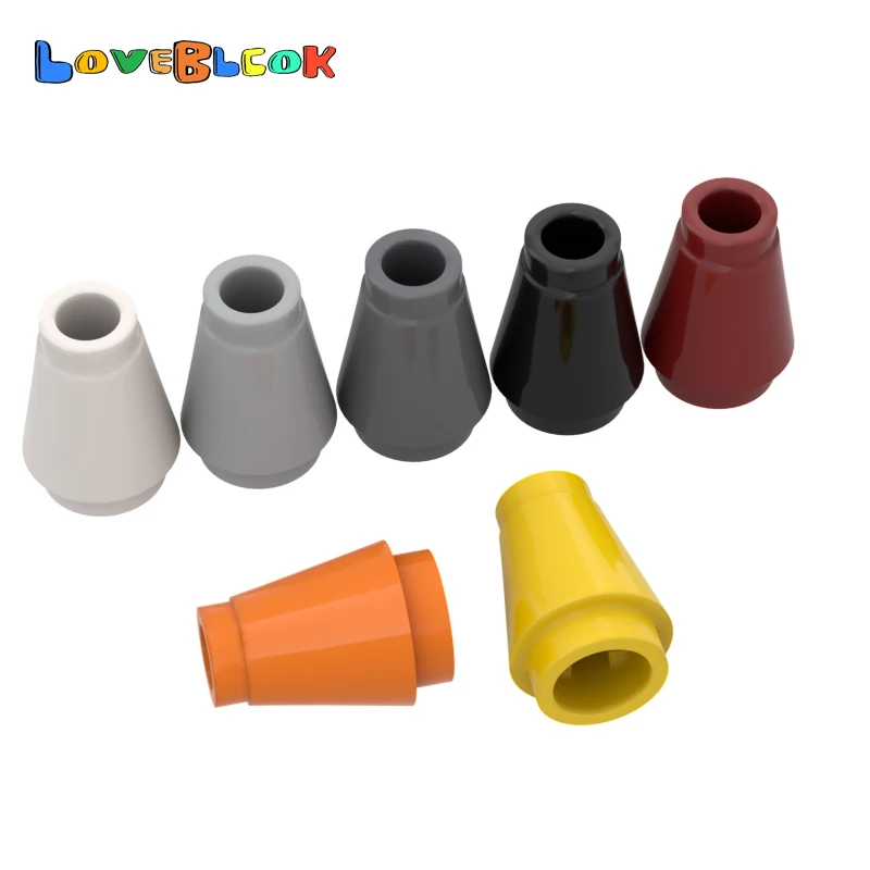

Cone 1x1 with Top Groove Building Blocks Assembles MOC Technical Parts DIY Toy Creative For Kid Gift 59900 / 64288 10pcs/Lot