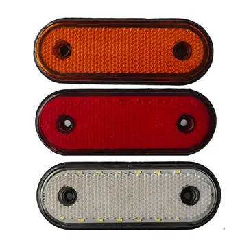 

1PCS 24V Side Marker Amber 20LED Markerings Light Side Marker LED Trusk Lamp Pickup Truck Side Marker Lights For Truck