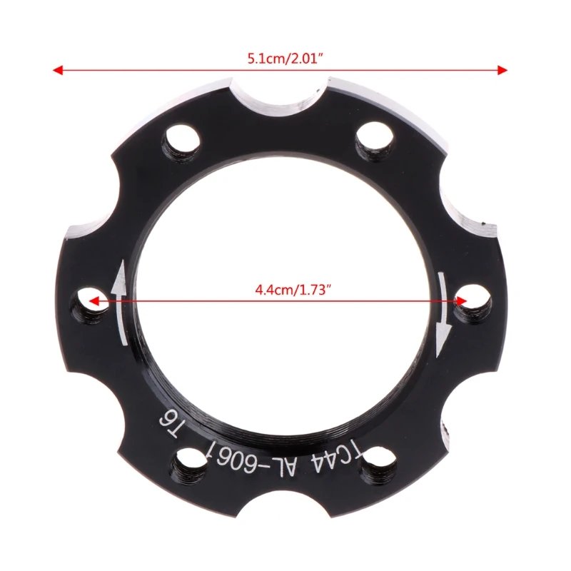 

MTB Mountain Bike Bicycle Hubs Disk Seat Disc Brake Conversion Base Adapter 44mm Y51D